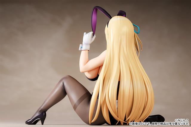 「【みじんこ イラスト『バニーアリス』1/7スケール 塗装済み完成品フィギュア」15,800円（税別）（C）みじんこ