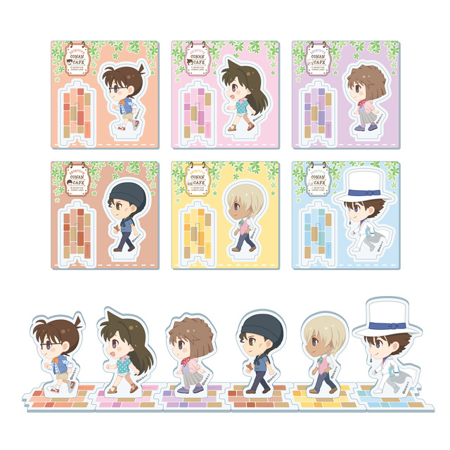 「名探偵コナンカフェ」アクリルスタンド ランダム6種（C）青山剛昌／小学館・読売テレビ・TMS 1996