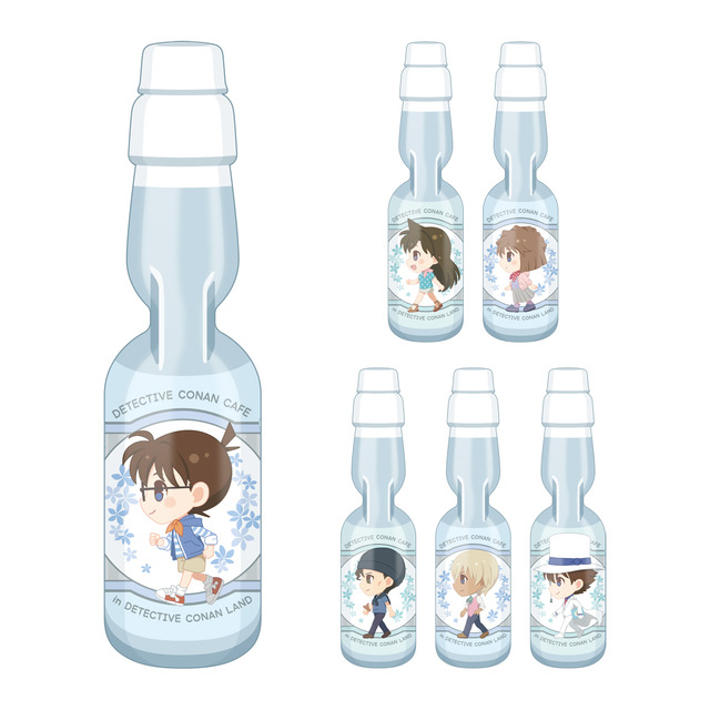 「名探偵コナンカフェ」ラムネ 全6種（C）青山剛昌／小学館・読売テレビ・TMS 1996