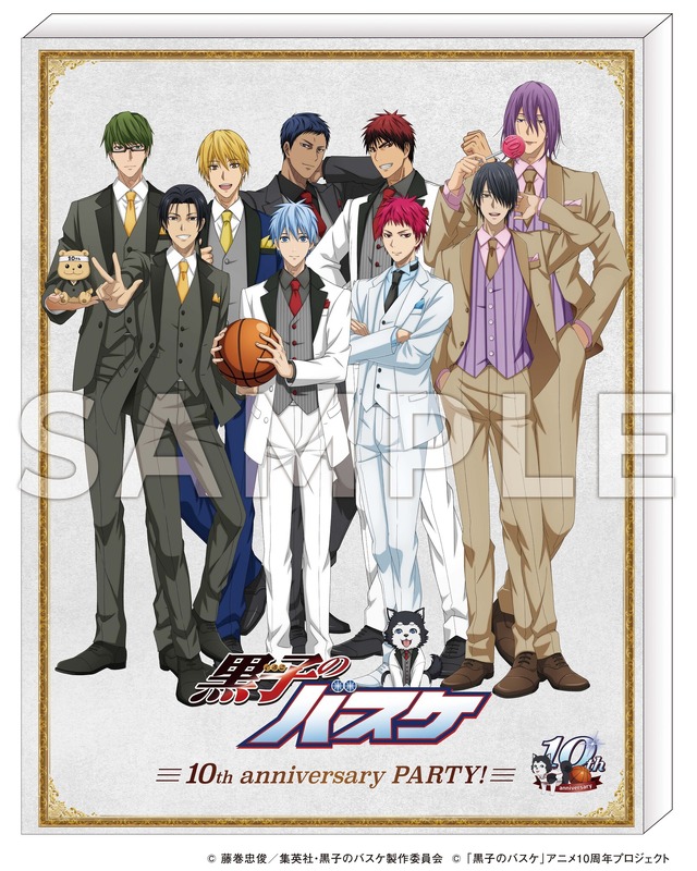 「黒子のバスケ 10th anniversary PARTY! 」F6キャラファインボード（C）藤巻忠俊／集英社・黒子のバスケ製作委員会（C）「黒子のバスケ」アニメ10周年プロジェクト