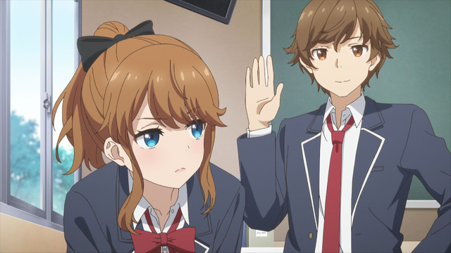 アニメ「継母の連れ子が元カノだった」第2話先行カット（C）紙城境介・KADOKAWA／連れカノ製作委員会