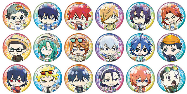 『弱虫ペダル LIMIT BREAK』ブラインド缶バッジミニキャラ ホロ（C）渡辺航（週刊少年チャンピオン）／弱虫ペダル05製作委員会