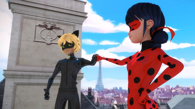 『ミラキュラス レディバグ&シャノワール』「ダークブレード」場面カット　(C) 2015 ZAGTOON– METHOD – TOEI ANIMATION.