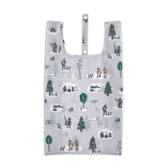 『ゴールデンカムイ』×イラストレーター・鬼頭祈コラボグッズ　エコバッグ（C）野田サトル／集英社・ゴールデンカムイ製作委員会