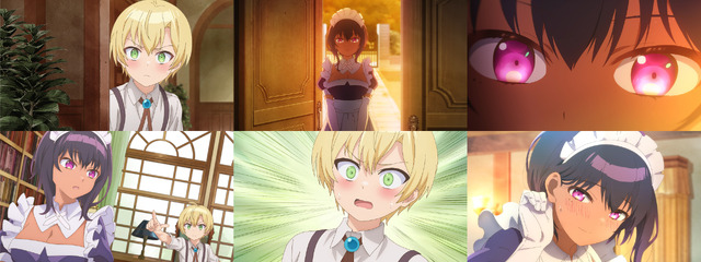 『最近雇ったメイドが怪しい』第1話「最近雇ったメイドが怪しい」先行場面カット（C）昆布わかめ／SQUARE ENIX・「最近雇ったメイドが怪しい」製作委員会