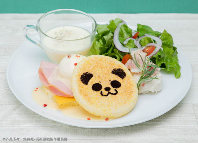 「呪術廻戦カフェ2022」2年生プレート（C）芥見下々／集英社・呪術廻戦製作委員会