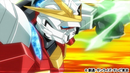 ふたつのガンダムがコラボ、「G-レコ」ベルリと「ビルドファイターズトライ」セカイがCM共演