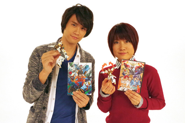 ふたつのガンダムがコラボ、「G-レコ」ベルリと「ビルドファイターズトライ」セカイがCM共演