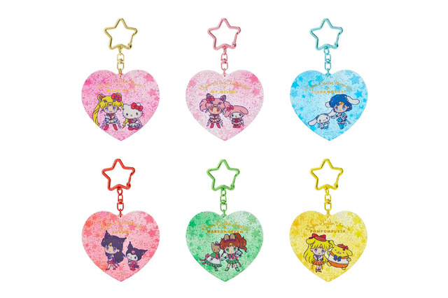 劇場版「美少女戦士セーラームーン Eternal」×サンリオキャラクターズアクリルキーホルダー（全 6 種）（C）武内直子・PNP／劇場版「美少女戦士セーラームーン Eternal」製作委員会（C）2022 SANRIO CO., LTD. 著作（株）サンリオ