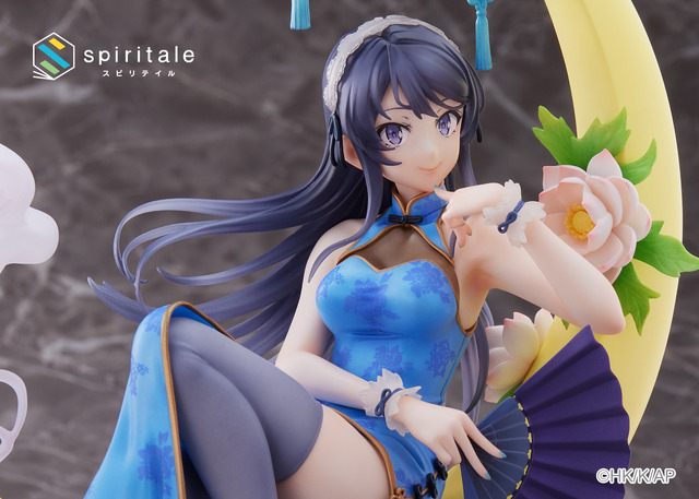 spiritale「青春ブタ野郎はバニーガール先輩の夢を見ない 桜島麻衣～チャイナドレスver.～ 1/7スケールフィギュア」（C）2018 鴨志田一／KADOKAWA アスキー・メディアワークス／青ブタ Project（C）TAITO CORPORATION 2022 ALL RIGHTS RESERVED.