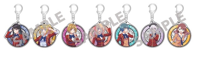 「『ようこそ実力至上主義の教室へ 2nd Season』アクリルキーホルダー」880 円(税込)（C）衣笠彰梧・KADOKAWA 刊／ようこそ実力至上主義の教室へ2 製作委員会