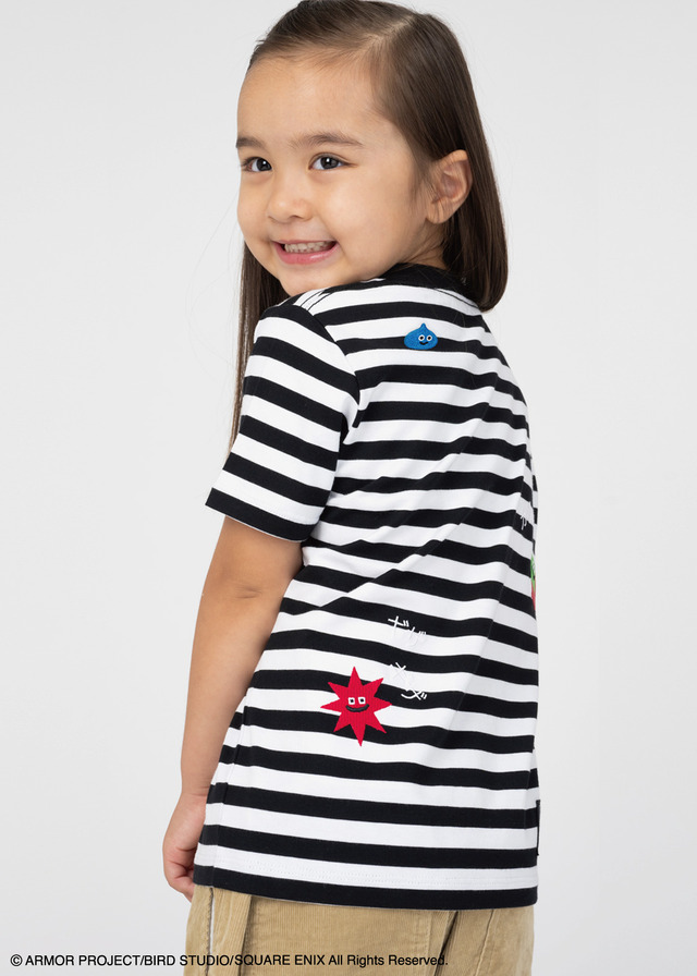 「ドラゴンクエスト DQ+g キッズ T シャツ スライムぴぴぴ カスタムワッペン」（C）ARMOR PROJECT/BIRD STUDIO/SQUARE ENIX All Rights Reserved.