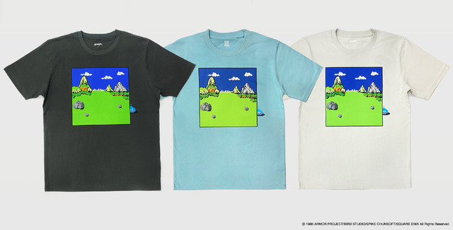 ドラゴンクエスト DQ+g限定カラーT シャツ「ドットスライム」（C）ARMOR PROJECT/BIRD STUDIO/SQUARE ENIX All Rights Reserved.