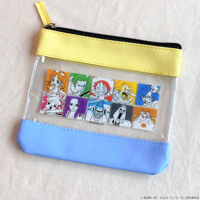 『ONE PIECE FILM RED』とサンキューマートがコラボ「クリアフラットポーチ」（C）尾田栄一郎/2022「ワンピース」製作委員会