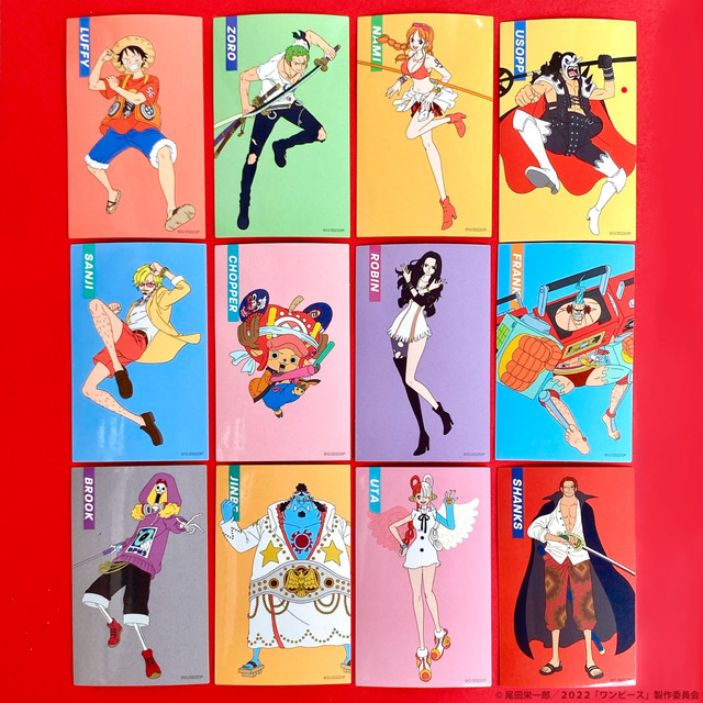 『ONE PIECE FILM RED』とサンキューマートがコラボ「ステッカー」（C）尾田栄一郎/2022「ワンピース」製作委員会