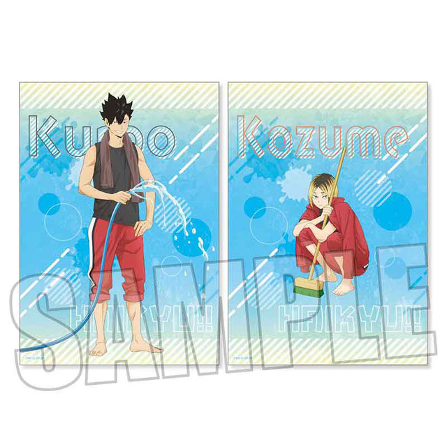 らくピタポスター ハイキュー！！ 黒尾鉄朗・孤爪研磨 プール掃除ver.[ベルハウス]《０９月予約》（C）古館春一/集英社・「ハイキュー！！」製作委員会・MBS