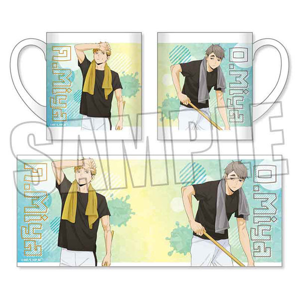 マグカップ ハイキュー！！ 宮侑＆宮治 プール掃除ver.[ベルハウス]《０９月予約》（C）古館春一/集英社・「ハイキュー！！」製作委員会・MBS