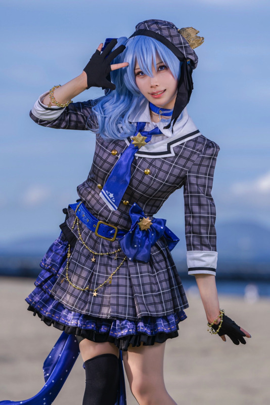 星街すいせい「ホロライブ」／モデル：一条はな、撮影：tama