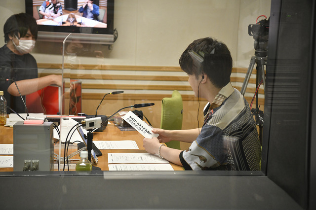 『斉藤壮馬・石川界人のダメじゃないラジオ』オンライン公開録音イベントの様子