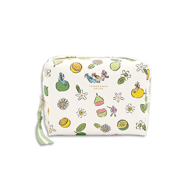 『刀剣乱舞-ONLINE-』×イラストレーター・鬼頭祈 コラボグッズ第8弾、「ボックスポーチ」（C）2015 EXNOA LLC/NITRO PLUS