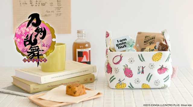 『刀剣乱舞-ONLINE-』×イラストレーター・鬼頭祈 コラボグッズ第8弾「ストレージボックス」（C）2015 EXNOA LLC/NITRO PLUS