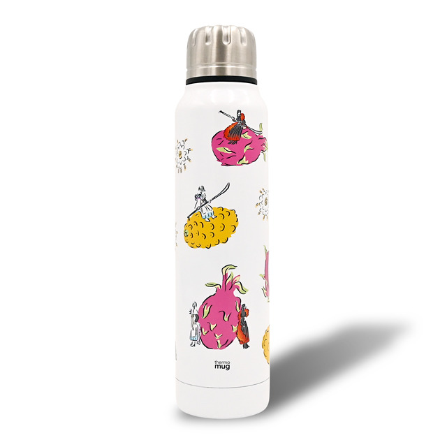 『刀剣乱舞-ONLINE-』×イラストレーター・鬼頭祈 コラボグッズ第8弾「thermo mug ステンレスボトル」（C）2015 EXNOA LLC/NITRO PLUS