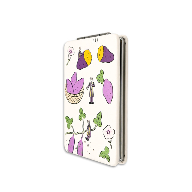 『刀剣乱舞-ONLINE-』×イラストレーター・鬼頭祈 コラボグッズ第8弾「コンパクトミラー」（C）2015 EXNOA LLC/NITRO PLUS