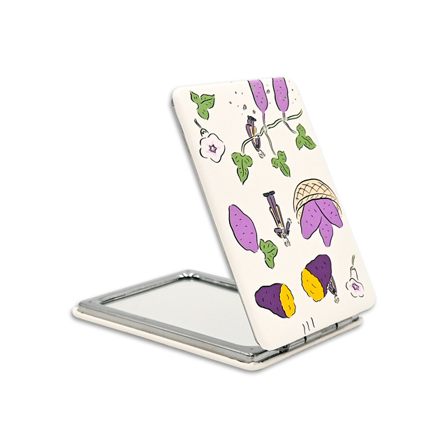 『刀剣乱舞-ONLINE-』×イラストレーター・鬼頭祈 コラボグッズ第8弾「コンパクトミラー」（C）2015 EXNOA LLC/NITRO PLUS