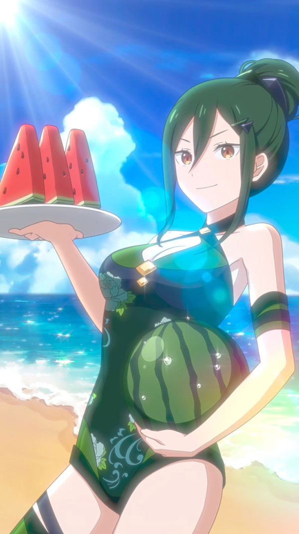 「【水際で一休み】クルシュ★3」（C）長月達平・株式会社KADOKAWA刊／Re:ゼロから始める異世界生活2製作委員会（C）SEGA