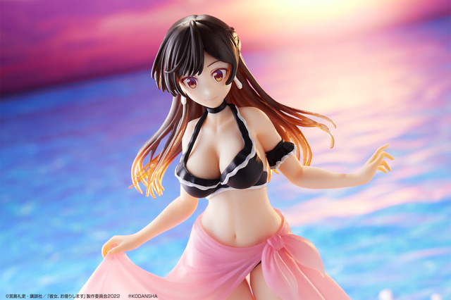 「一番くじ 彼女、お借りします 満足度4～夏模様、恋模様。～」A賞：水原千鶴～夏の装い～フィギュア（C）宮島礼吏・講談社／「彼女、お借りします」製作委員会2022（C）KODANSHA