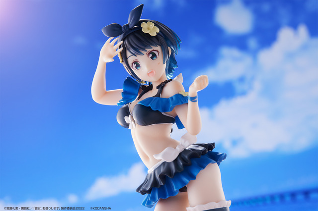 「一番くじ 彼女、お借りします 満足度4～夏模様、恋模様。～」C賞：更科瑠夏～夏の装い～フィギュア（C）宮島礼吏・講談社／「彼女、お借りします」製作委員会2022（C）KODANSHA
