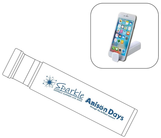 「アニサマ2022×Anison Days」スタンド付きモバイルバッテリー 3,300円（税込）