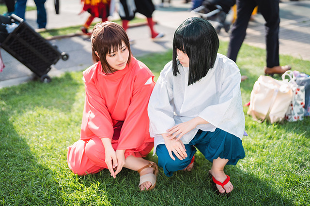 千、ハク『千と千尋の神隠し』／しろ@si_chan08、杏@Kniv_Es0yk