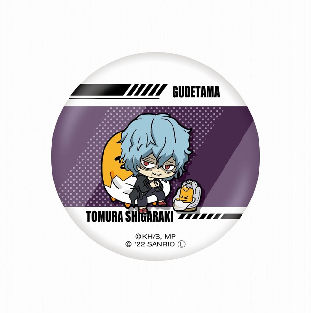 「僕のヒーローアカデミア×サンリオキャラクターズ」第2弾「缶バッジ」（C）堀越耕平／集英社・僕のヒーローアカデミア製作委員会（C）2021 SANRIO CO., LTD. TOKYO, JAPAN L「僕のヒーローアカデミア×サンリオキャラクターズ」第2弾「缶バッジ」（C）堀越耕平／集英社・僕のヒーローアカデミア製作委員会（C）2021 SANRIO CO., LTD. TOKYO, JAPAN L