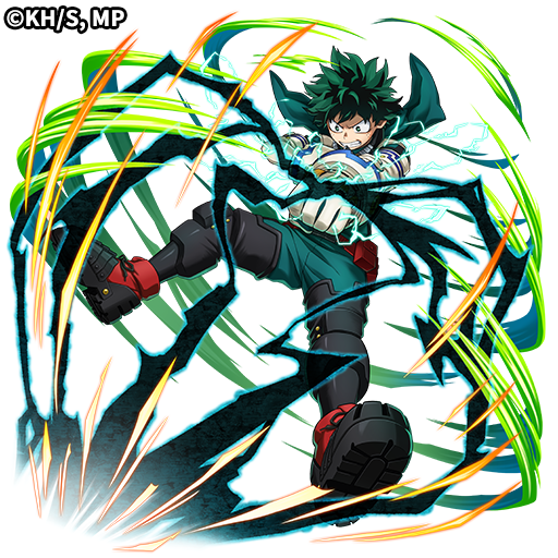 [先に在る力]緑谷出久（S+）（CV：山下大輝）属性：神（C）堀越耕平／集英社・僕のヒーローアカデミア製作委員会TM&amp;（C）Othello,Co. and MegaHouse