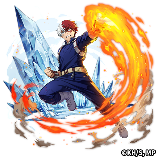 [なりたい自分に]轟焦凍（CV：梶裕貴）属性：竜（C）堀越耕平／集英社・僕のヒーローアカデミア製作委員会TM&amp;（C）Othello,Co. and MegaHouse