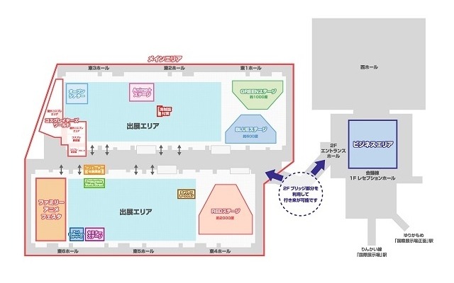 AnimeJapan 2015の会場マップ