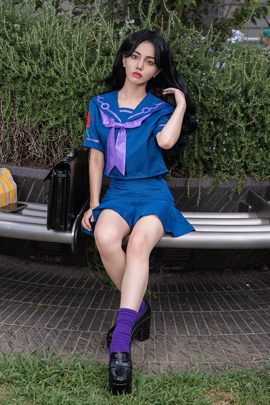 山岸由花子『ジョジョの奇妙な冒険』／モデル：ぴの低、撮影：tama