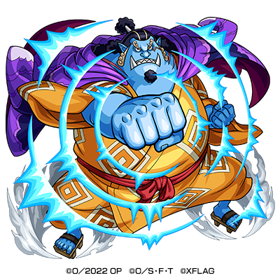 『モンスターストライク』×『ONE PIECE FILM RED』水属性　★5 海侠のジンベエ （進化） CV：宝亀克寿