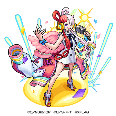 『モンスターストライク』×『ONE PIECE FILM RED』光属性　★6 シャンクスの娘 ウタ CV：名塚佳織