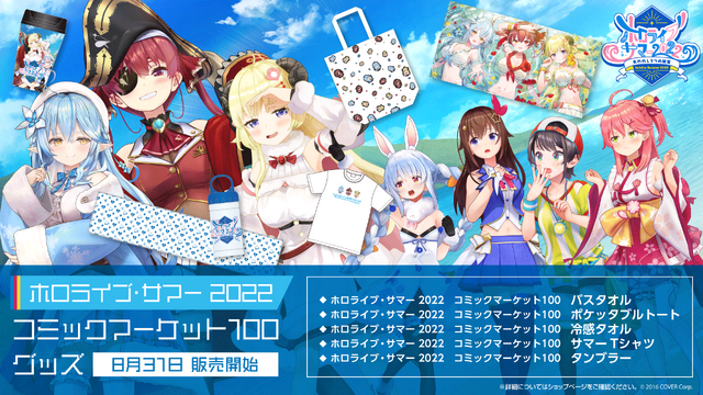 「コミックマーケット100」グッズ（C）2016 COVER Corp.