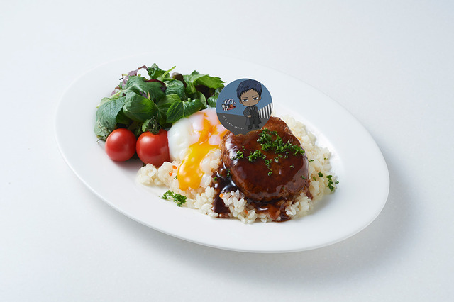 「『黒子のバスケ』×Chugai Grace Cafe」青峰大輝 テリヤキハンバーグ丼（C）藤巻忠俊／集英社・黒子のバスケ製作委員会（C）「黒子のバスケ」アニメ10周年プロジェクト