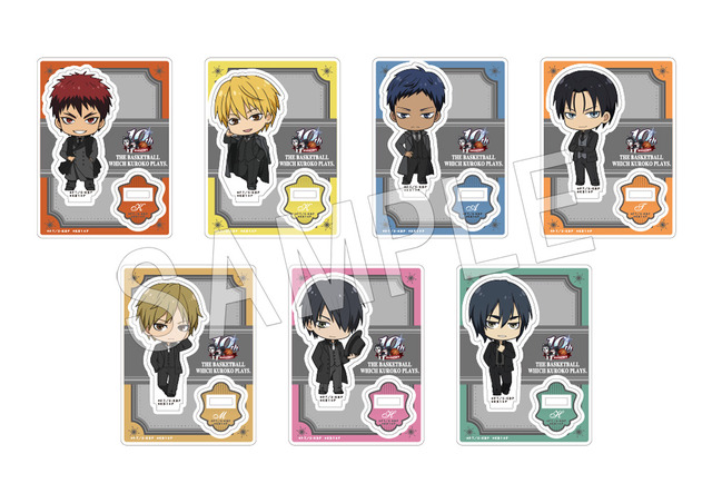 「『黒子のバスケ』×Chugai Grace Cafe」黒子のバスケ　トレーディングミニアクリルスタンド カフェver. TypeB（全7種）（C）藤巻忠俊／集英社・黒子のバスケ製作委員会（C）「黒子のバスケ」アニメ10周年プロジェクト