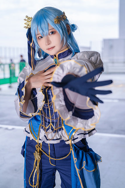 星街すいせい「ホロライブ」／モデル：うりん、撮影：tama