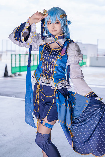 星街すいせい「ホロライブ」／モデル：うりん、撮影：tama