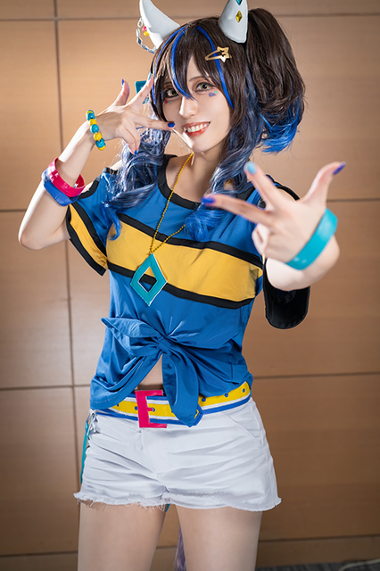 ダイタクヘリオス『ウマ娘 プリティーダービー』／ゆりっぺ（@vivi_12jump）、撮影：乃木章