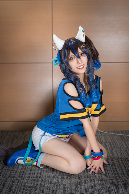 ダイタクヘリオス『ウマ娘 プリティーダービー』／ゆりっぺ（@vivi_12jump）、撮影：乃木章