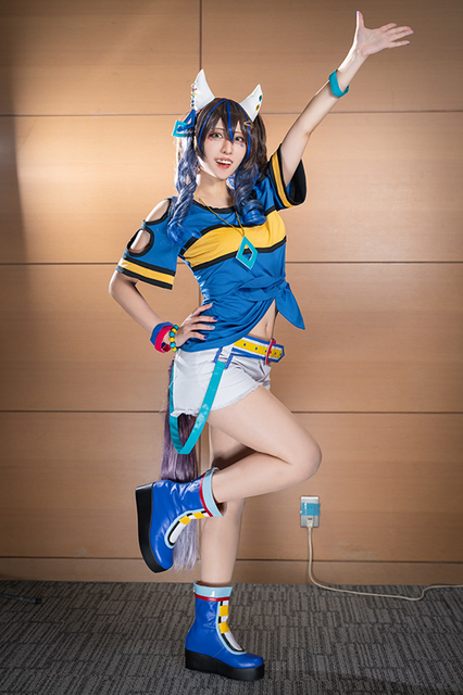 ダイタクヘリオス『ウマ娘 プリティーダービー』／ゆりっぺ（@vivi_12jump）、撮影：乃木章