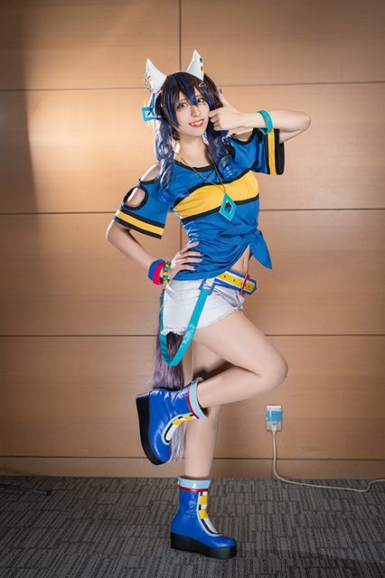 ダイタクヘリオス『ウマ娘 プリティーダービー』／ゆりっぺ（@vivi_12jump）、撮影：乃木章