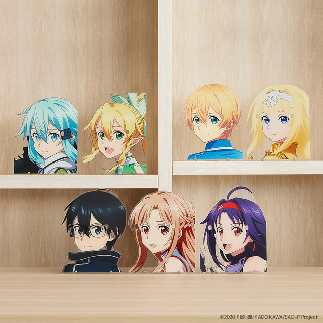 「キャラメガネスタンド（全7種）」3,850円（税込）（C）2020 川原 礫/KADOKAWA/SAO-P Project